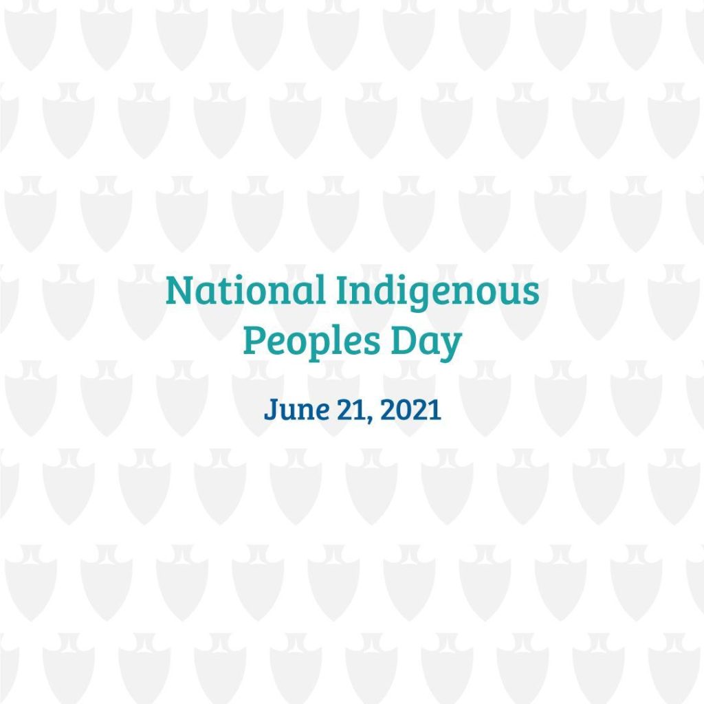 Next Monday is National Indigenous Peoples Day. This day is meant to acknowledge