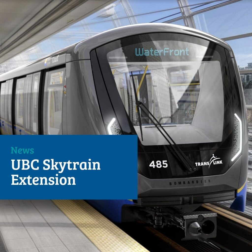 Community News: Vancouver City Council approves the plan to extend the SkyTrain Millenium Line to UBC.TransLink developed the proposal in partnership with the City of Vancouver and Musqueam, Squamish, and Tsleil-Waututh peoples which proposed to extend the Millennium Line from its upcoming Arbutus Street station to UBC with stations at MacDonald Street, Alma Street and Jericho Lands.Click the link for the full article: https://bit.ly/3LcVPx4 #Musqueam #UBCVancouver #UBC #Vancouvercanada #realestatenews #skytrain #translink