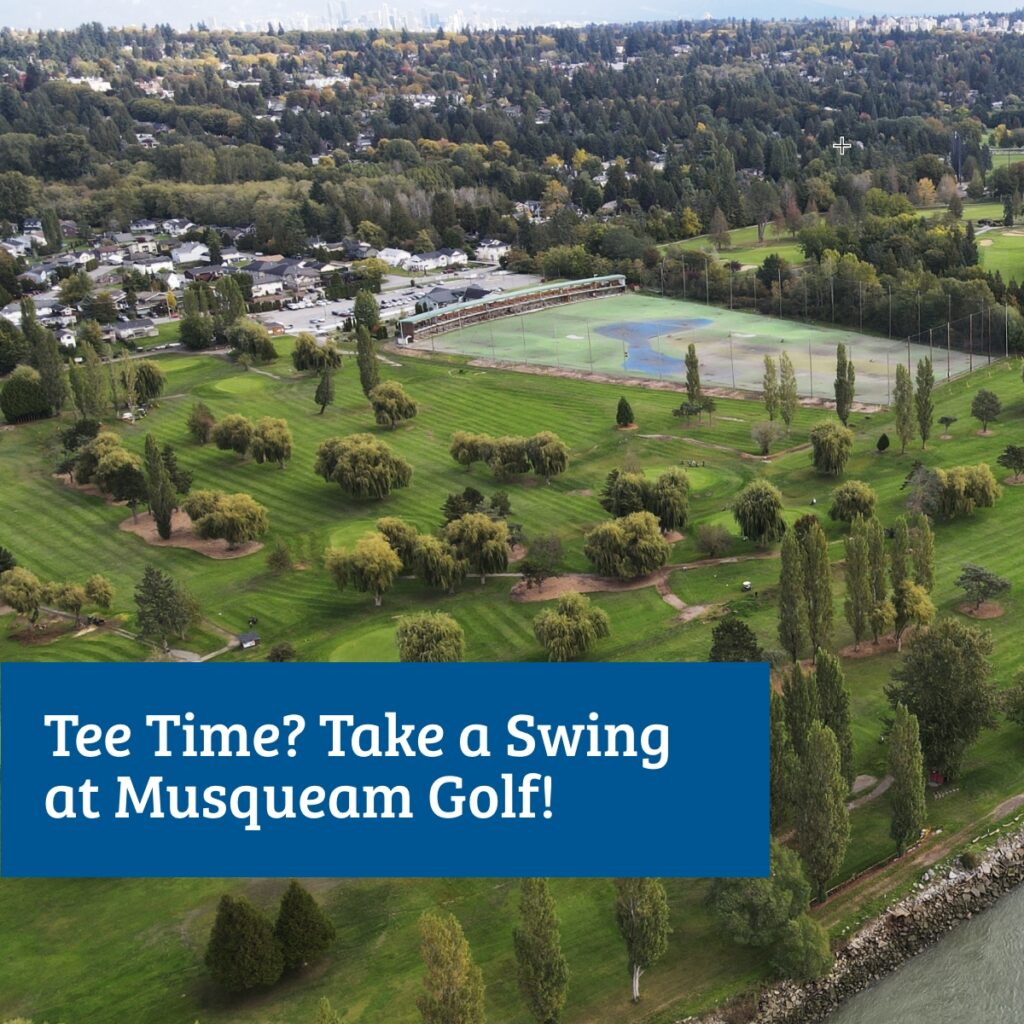 Ready your clubs and caps – golf season is here!Golfers of all levels are welcome at Musqueam Golf and LearningAcademy. Master your swing across the greens or book lessons withour expert instructors.Visit @musqueamgolf to book a tee time. #TeeTime #GolfBC #MusqueamGolf