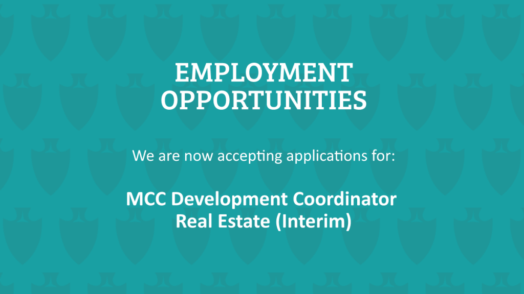 MCC Development Coordinator Real Estate
