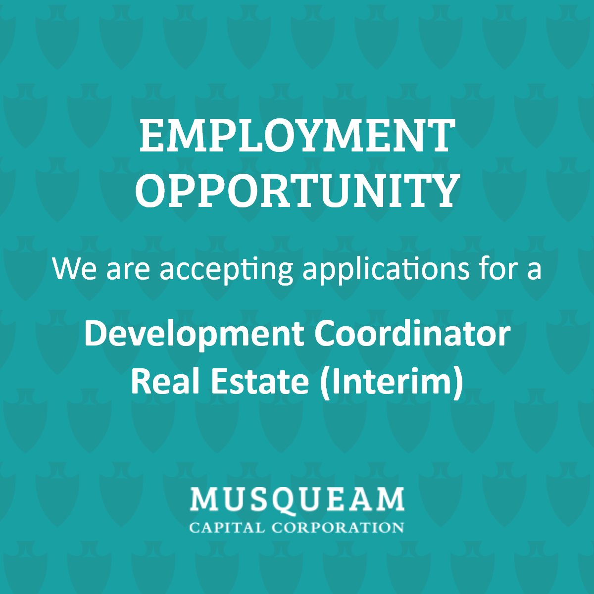 If you're passionate about real estate and ready to make an impact, MCC has an opening for a Real Estate Development Coordinator (Interim) to help shape our future projects. For job details and application instructions, see link in bio.